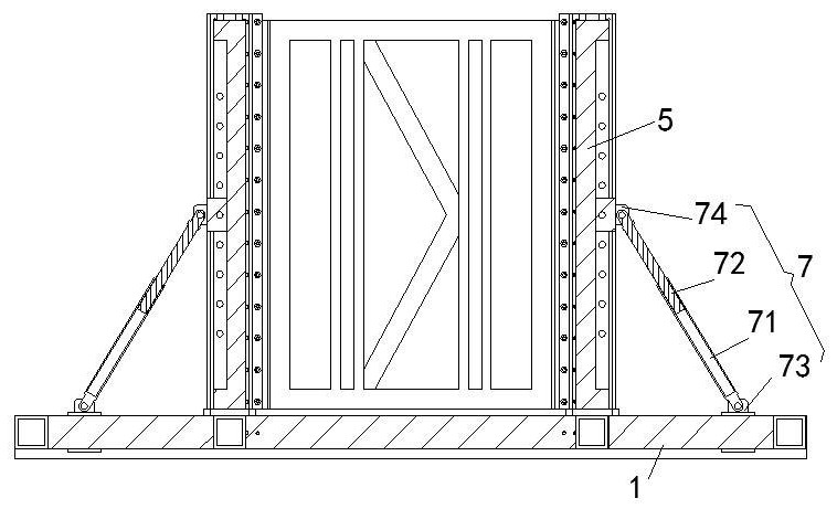 An assembled steel structure reinforcement bracket