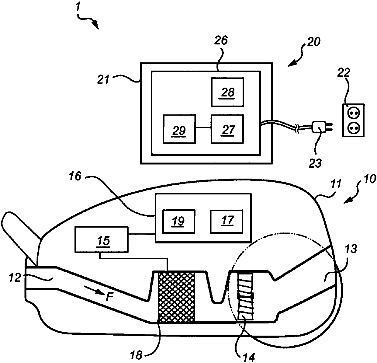 Vacuum cleaner system