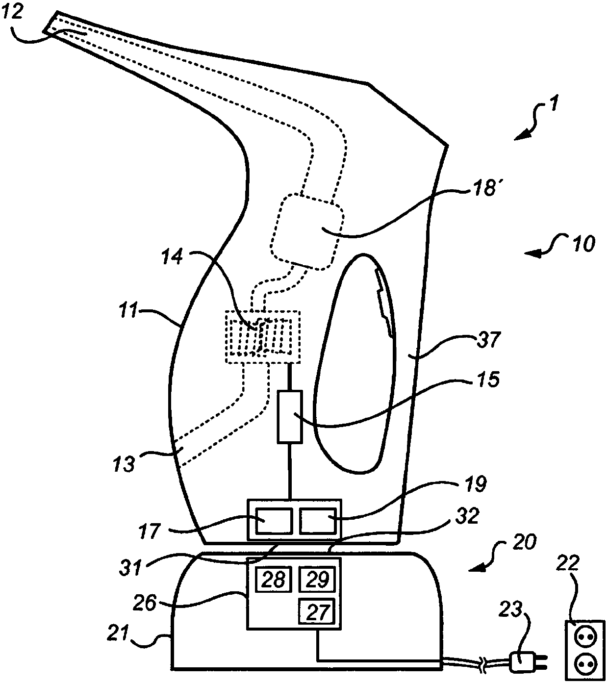 Vacuum cleaner system