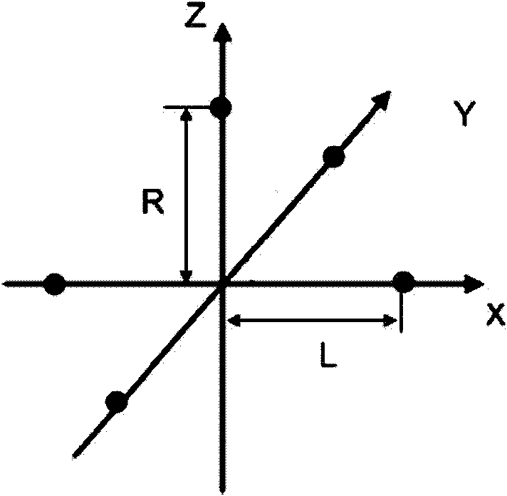 Solid target for binocular vision positioning and tracking system