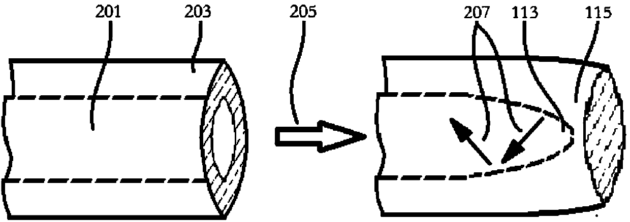 Hollow-photon-crystal-fiber gas absorbing pool and manufacturing method thereof