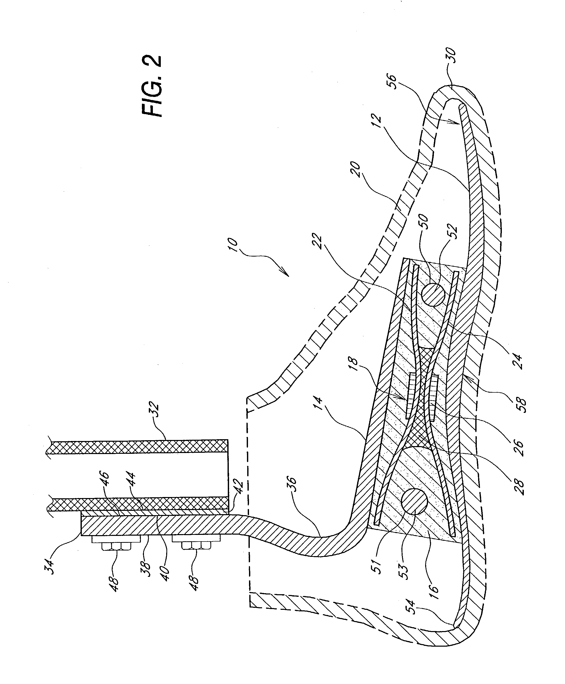 Foot prosthesis having cushioned ankle