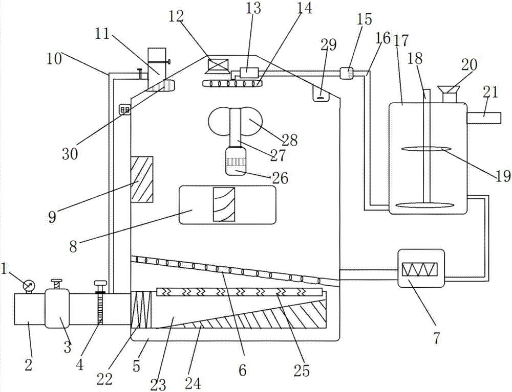 Efficient flue gas spray drying desulfurizer