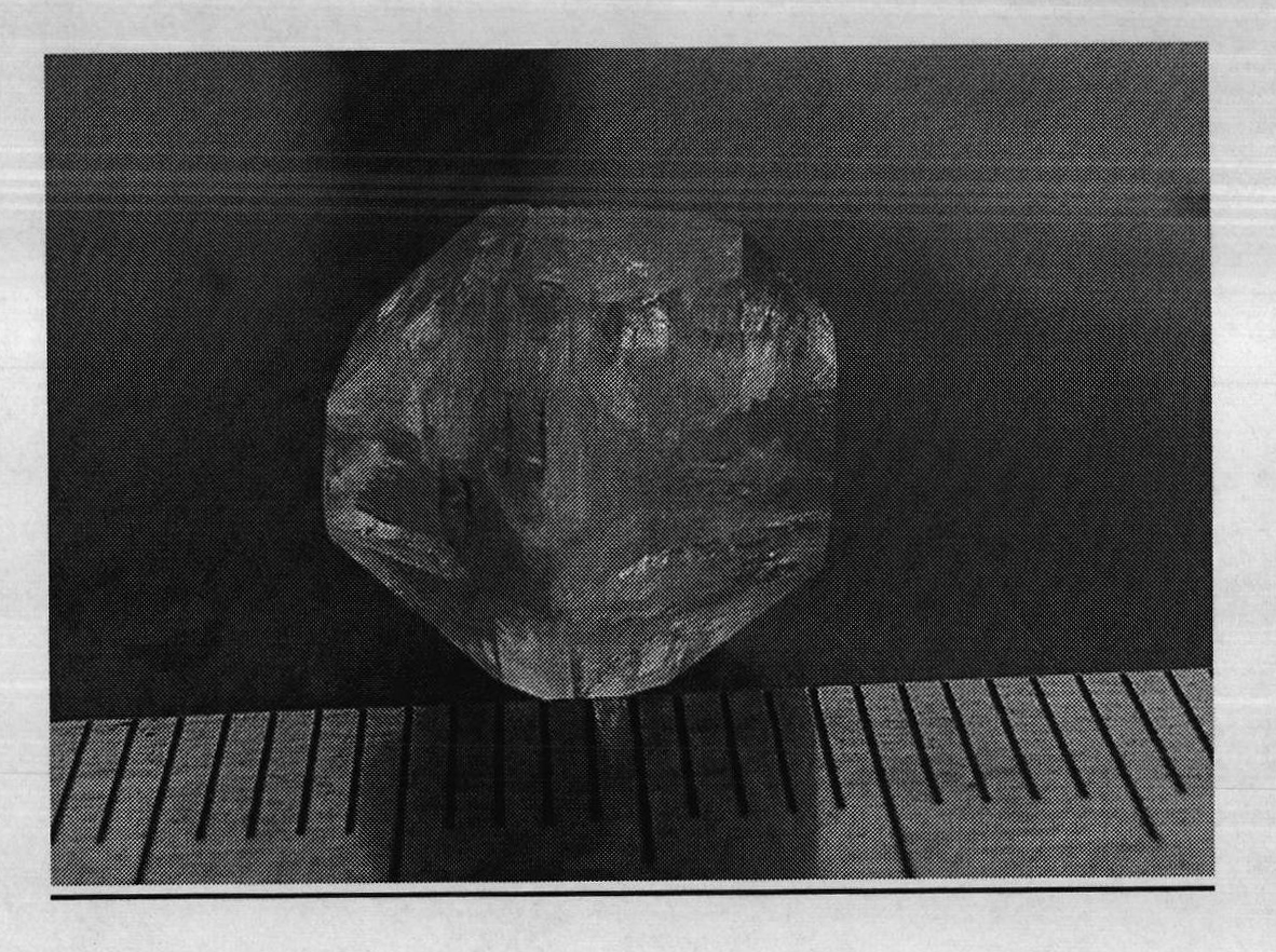 Method for preparing large chlorine barium borate nonlinear optic crystal and application thereof