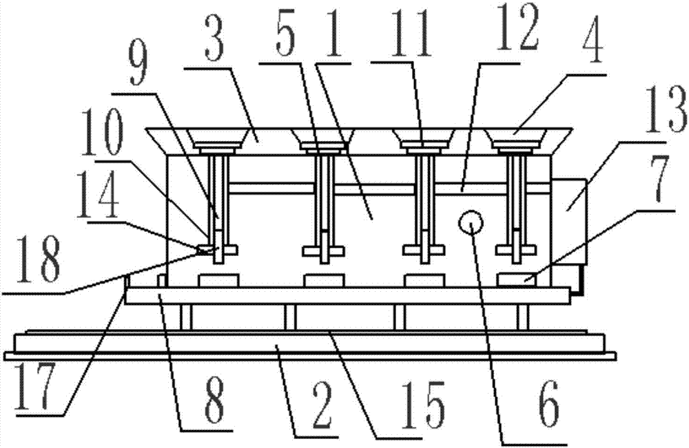 Tablet pressing forming machine