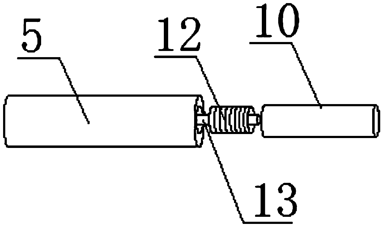 Gravel clearing device for train rails