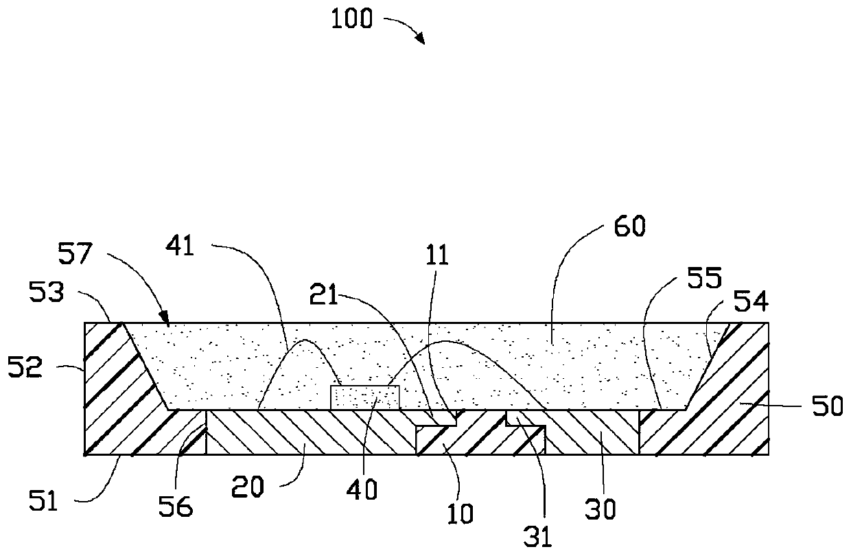 Light-emitting diode packaging structure