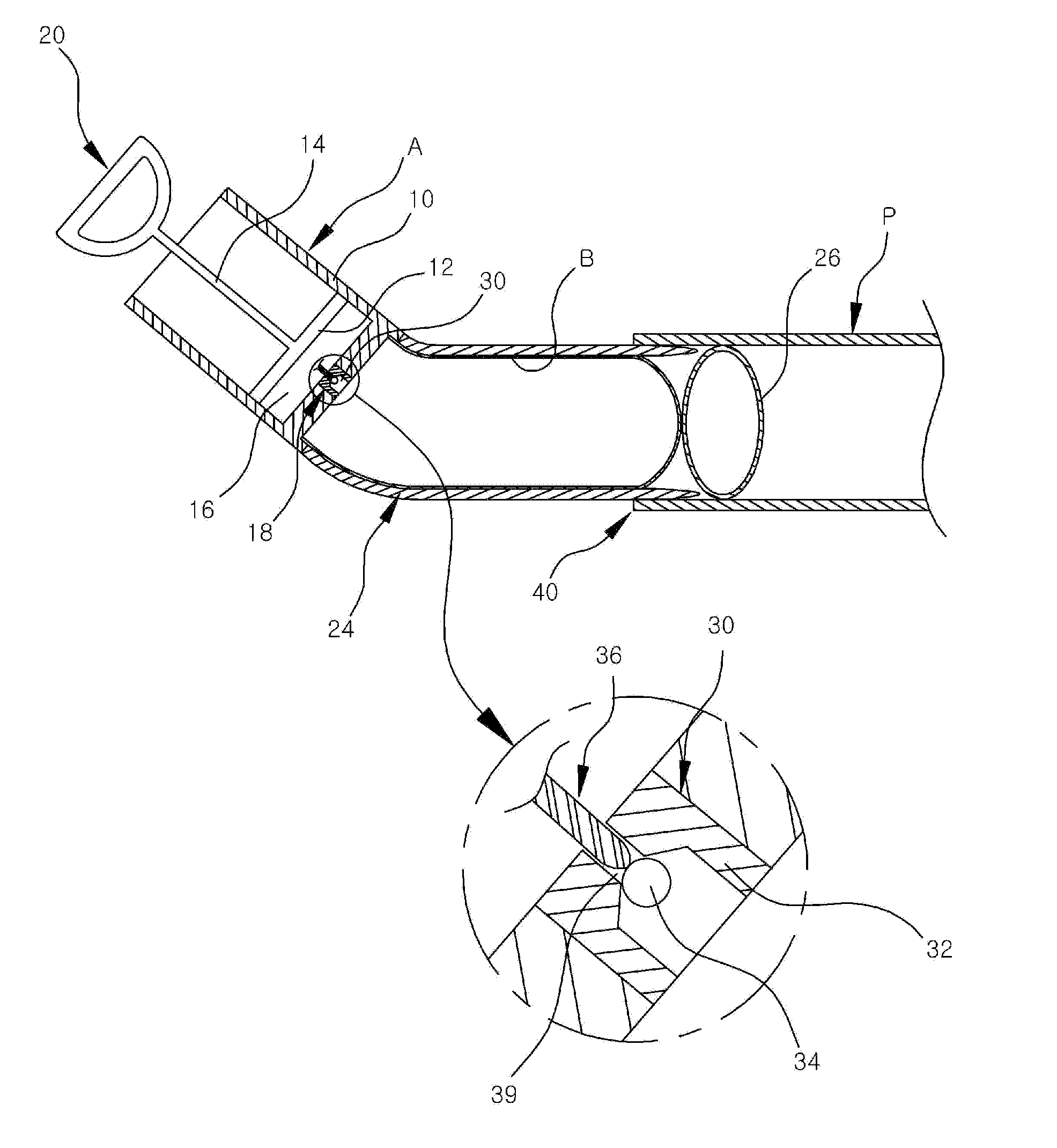 Device for clearing pipe blockage