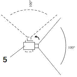 Robot automatic charging device and robot automatic charging method