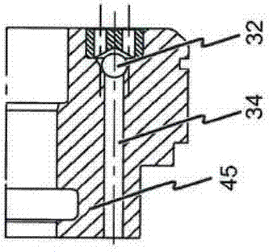 Device for damping pressure forces