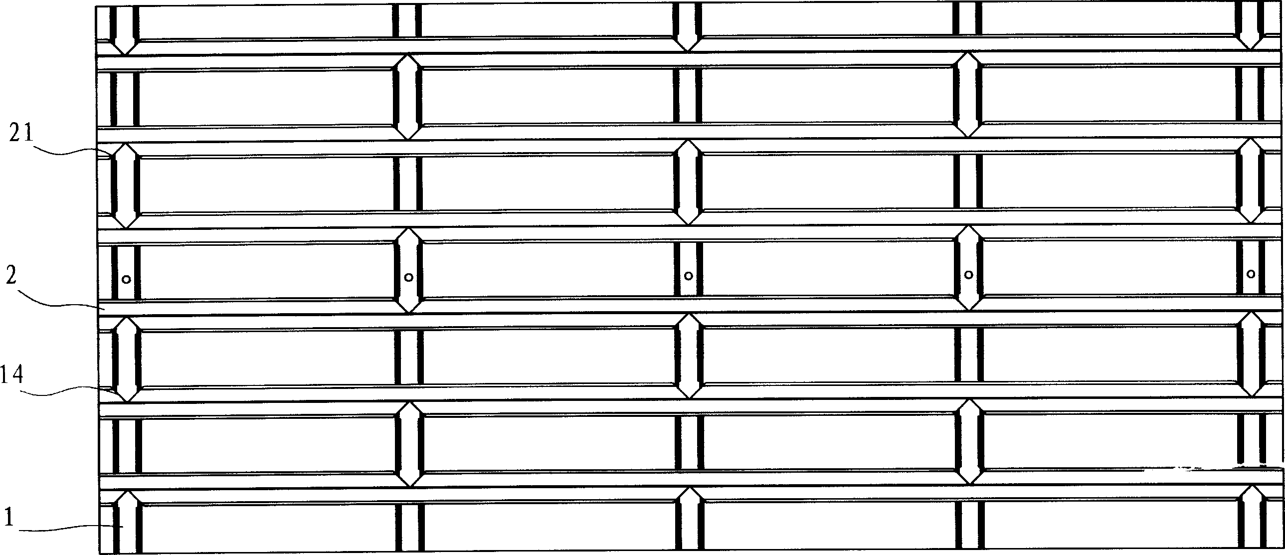 Joist frame for laying floor