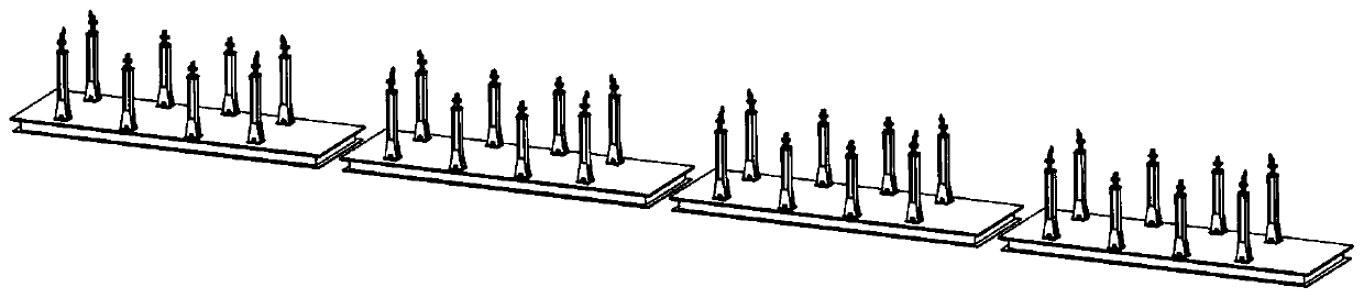 Swing conveying device and body-in-white conveying line