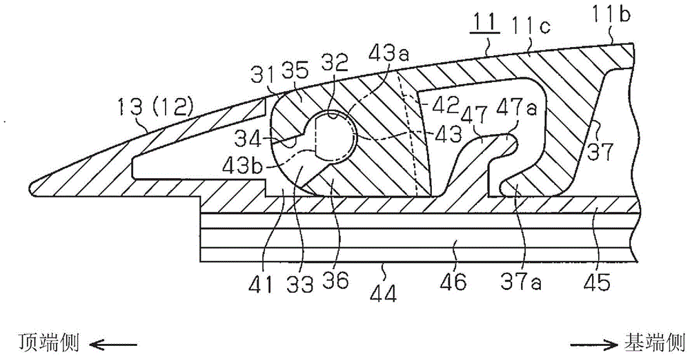 Wiper for vehicle