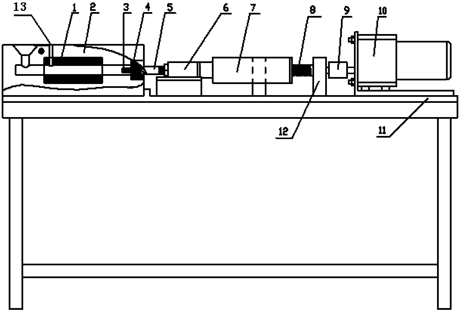 Device and method for testing hot crack of aluminum alloy under condition of active applied load