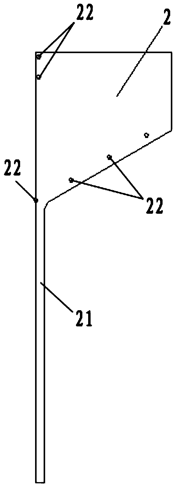 Chute mounting structure for pouring concrete columns and method of use thereof