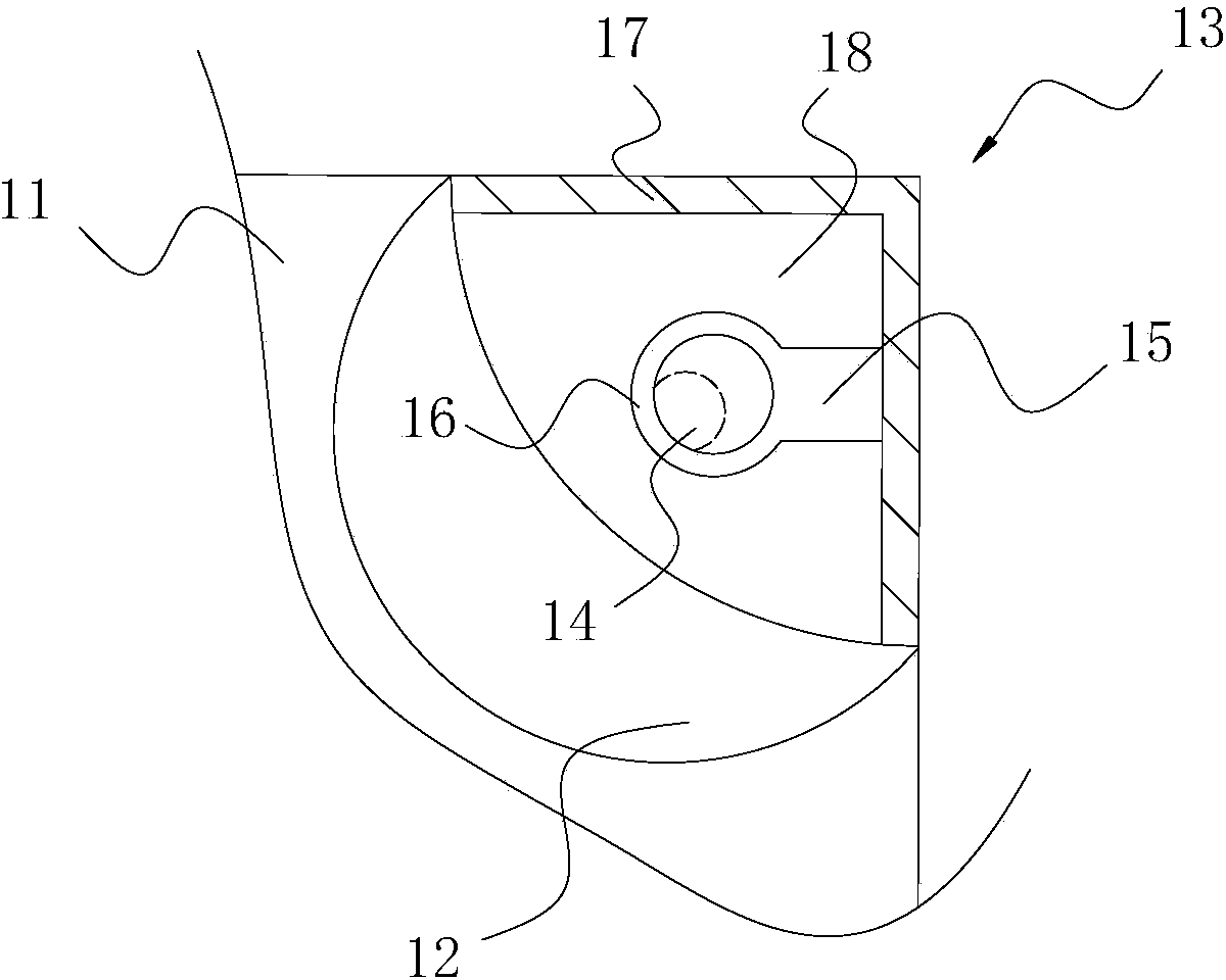 Notebook computer fixing device with protection cover