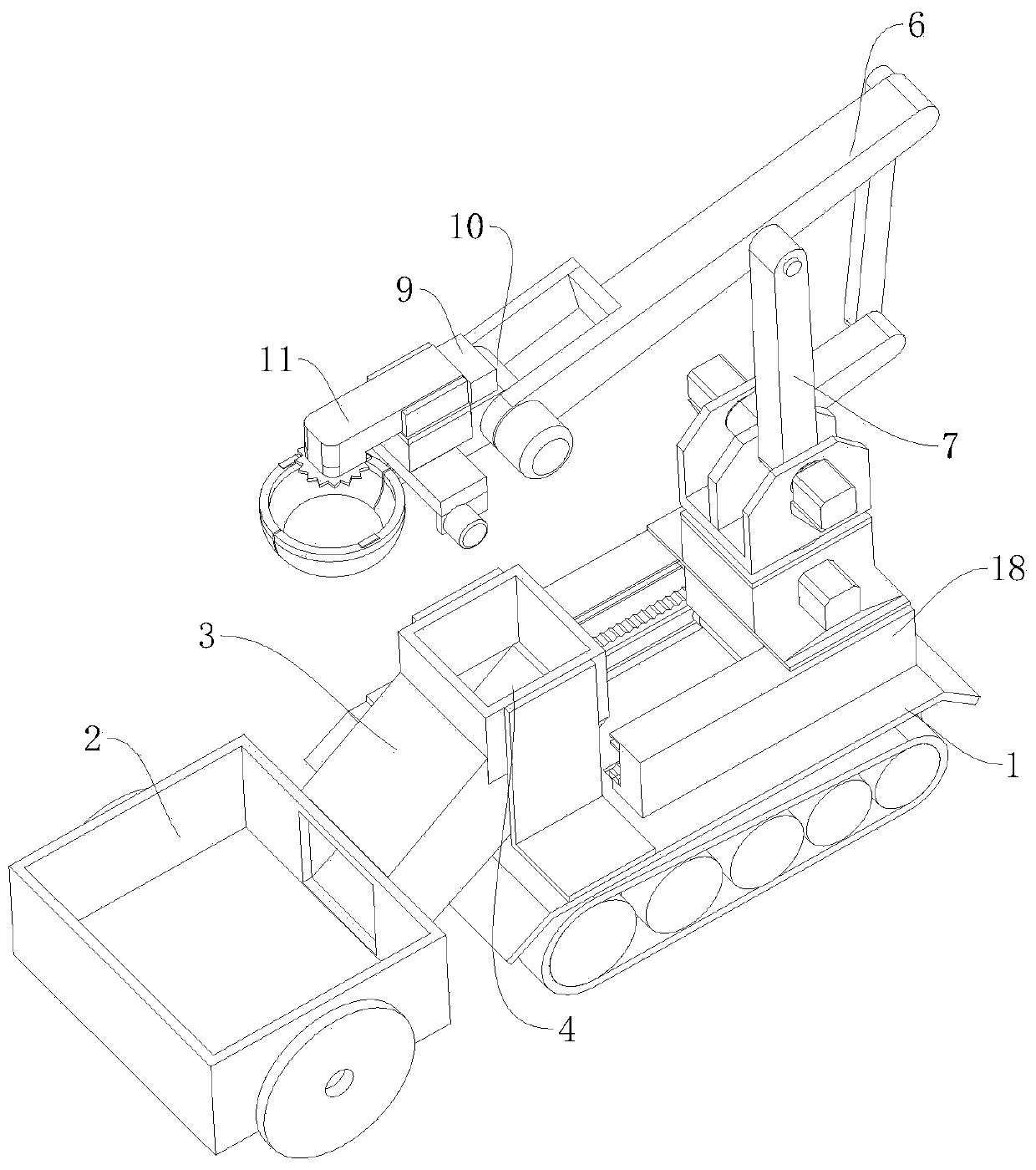 Automatic durian picking equipment