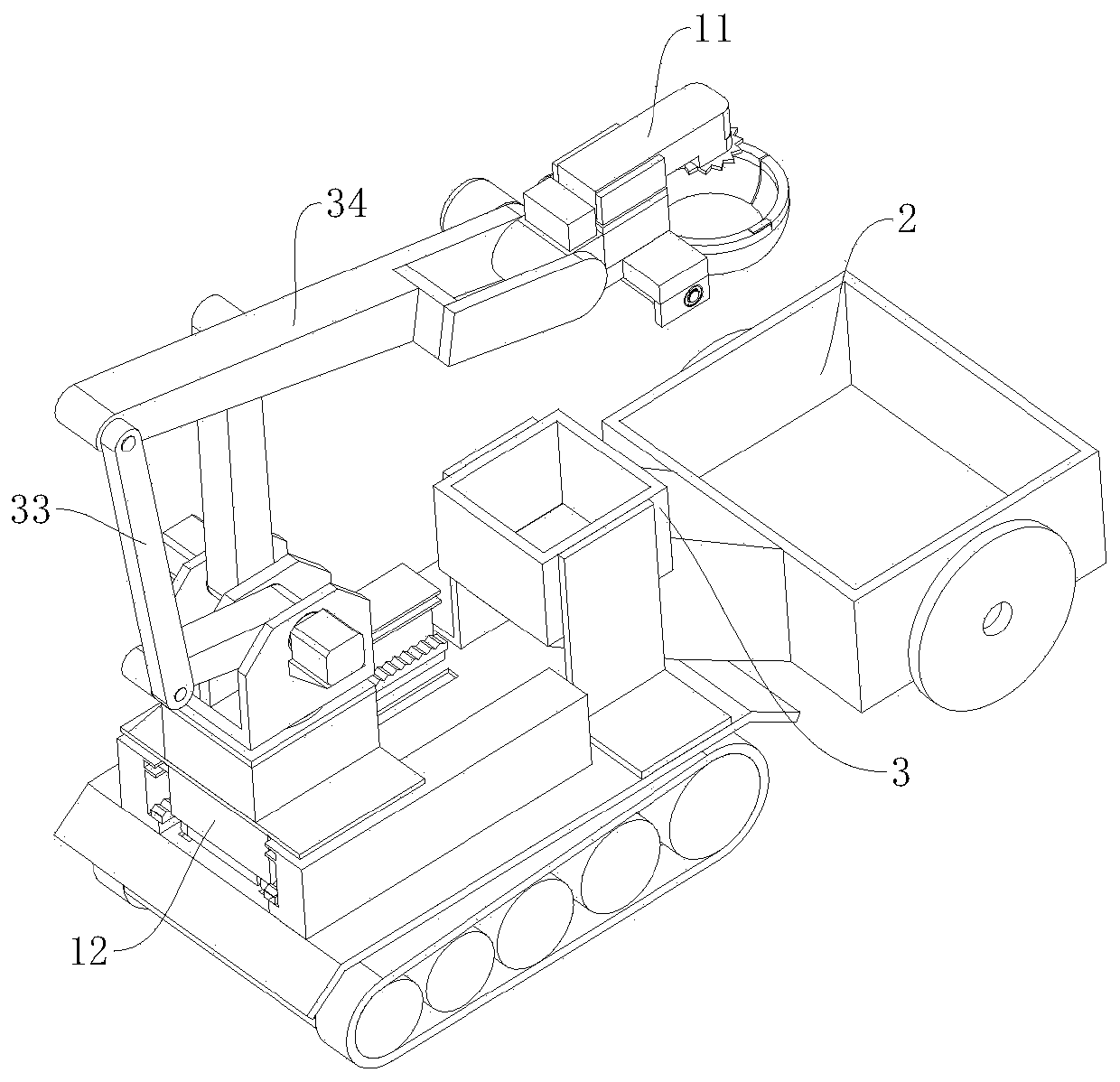 Automatic durian picking equipment