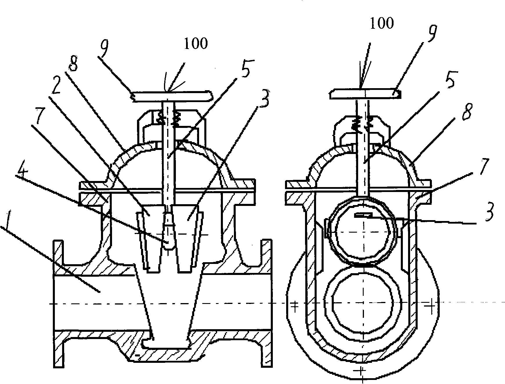 Method for preventing shutter malposition of gate valve