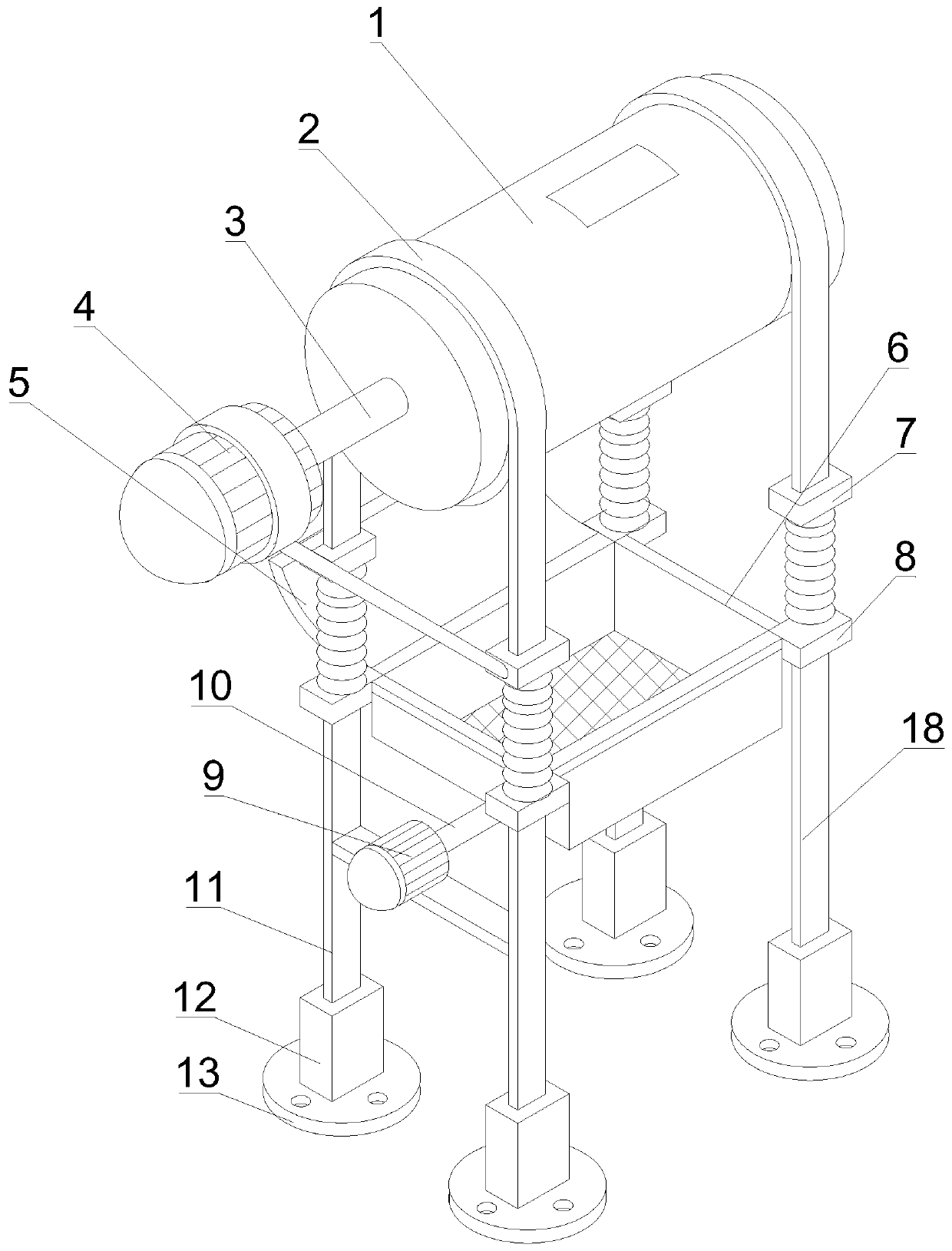 Roller-type tea leaf rolling machine