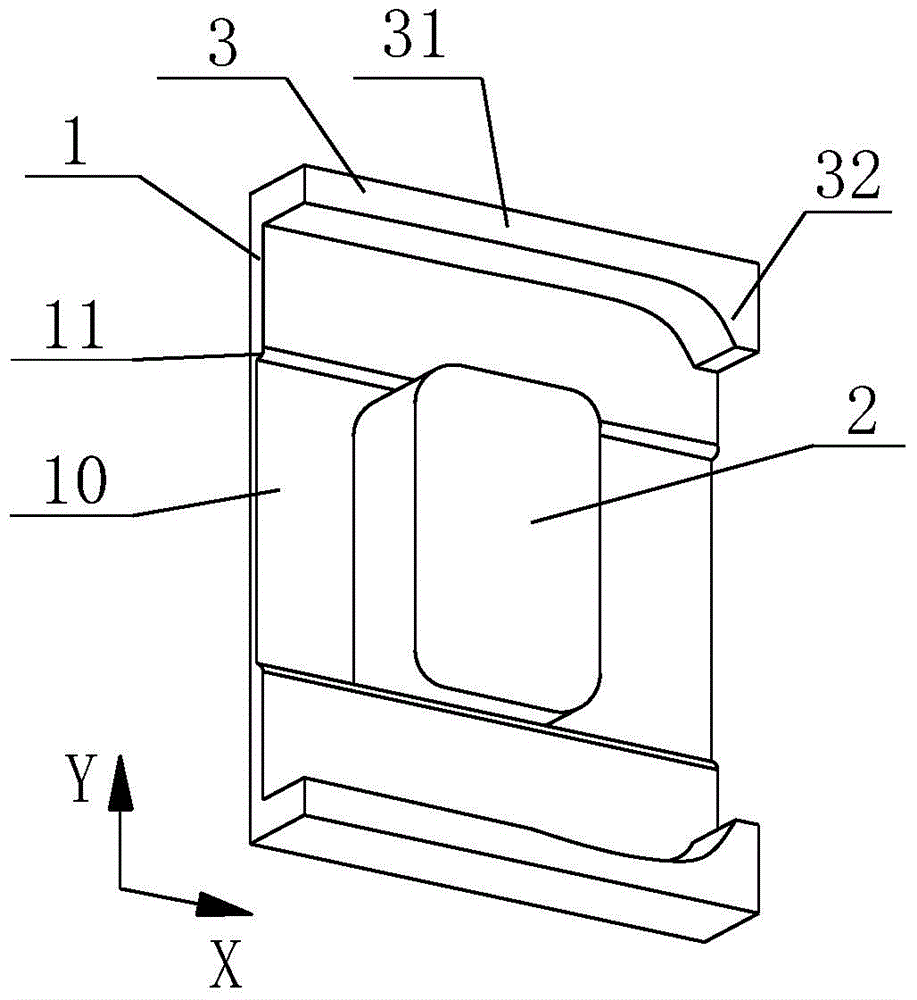 Planar magnetic core and circuit board applying magnetic core