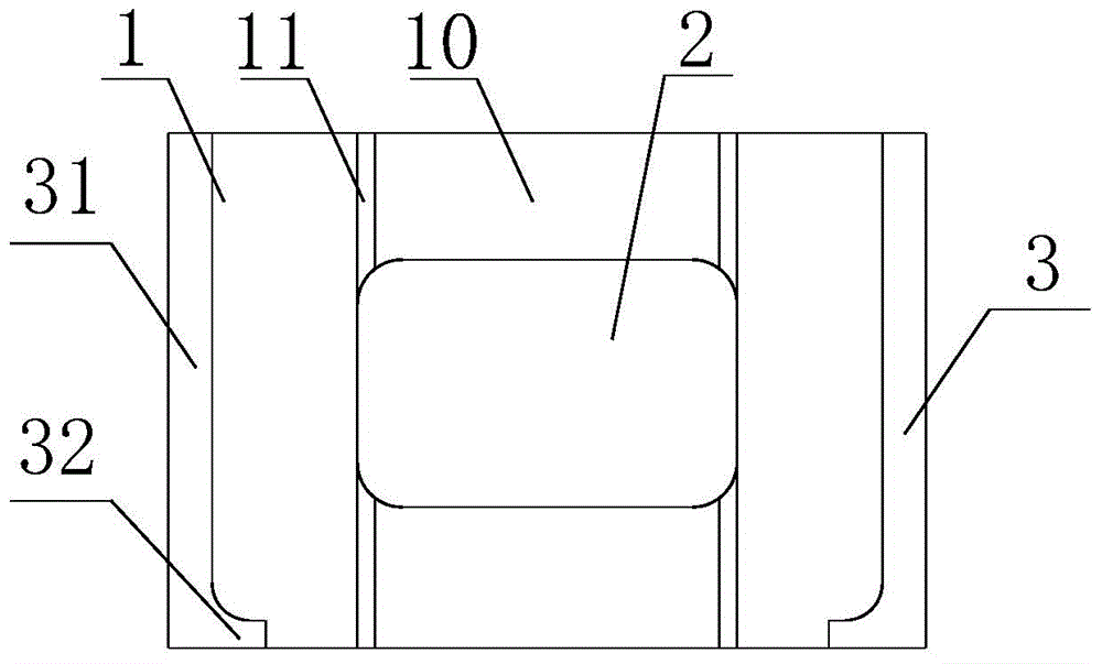 Planar magnetic core and circuit board applying magnetic core