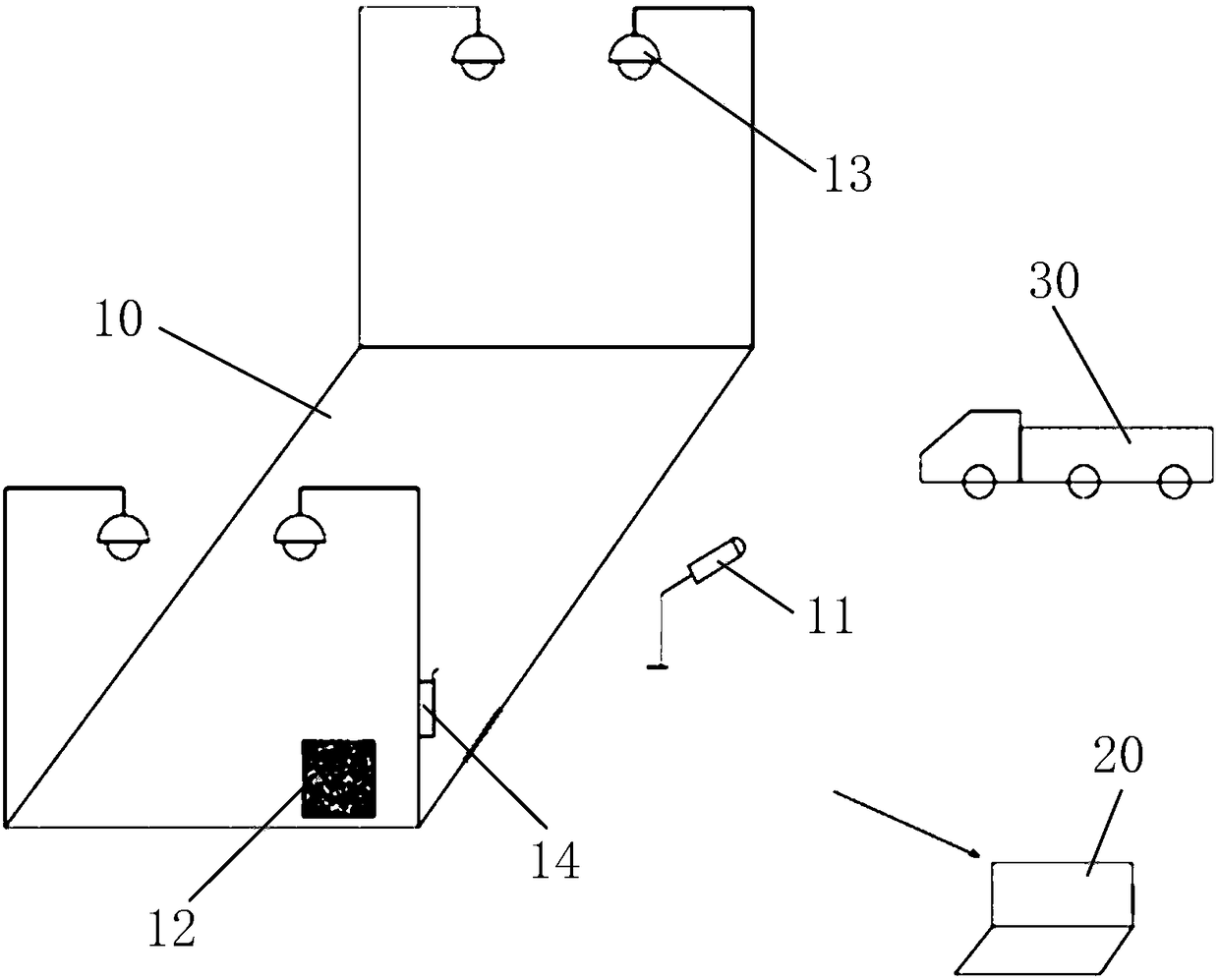 Material management method for construction site