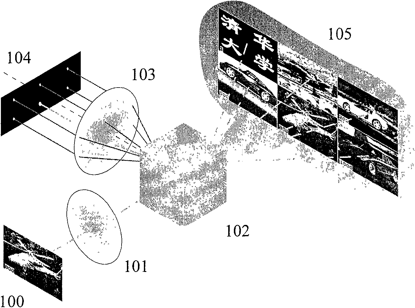 Method for improving precision of volume holographic correlator through interpolation technology