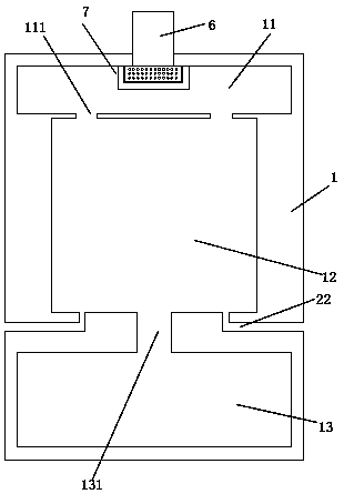 Purification type melting device for metal