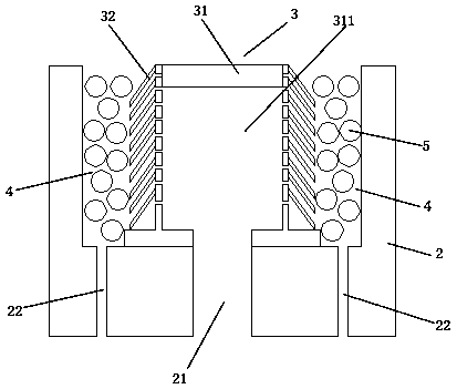 Purification type melting device for metal