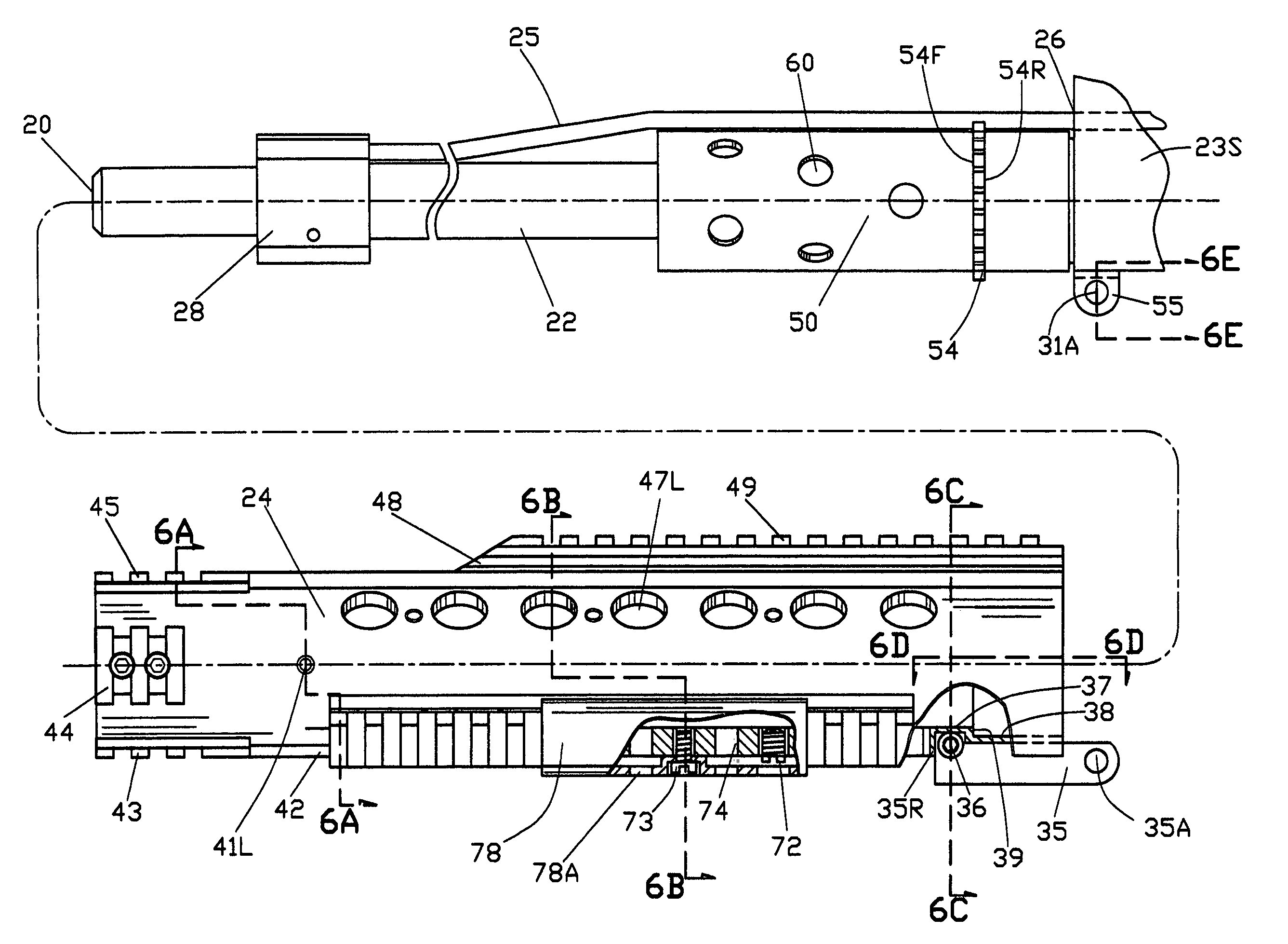 Handguard system integrated to a firearm