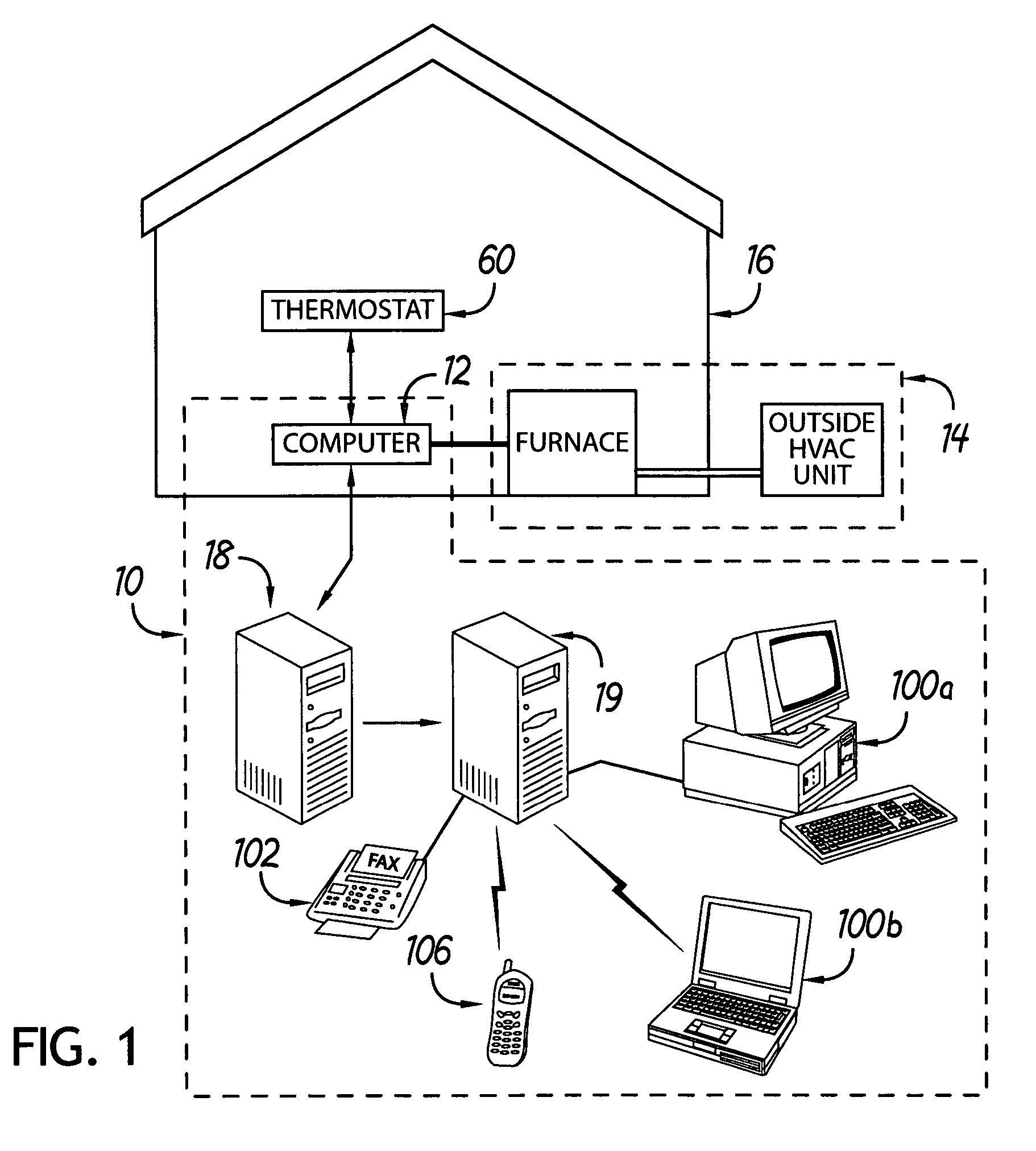 HVAC/R monitoring apparatus and method