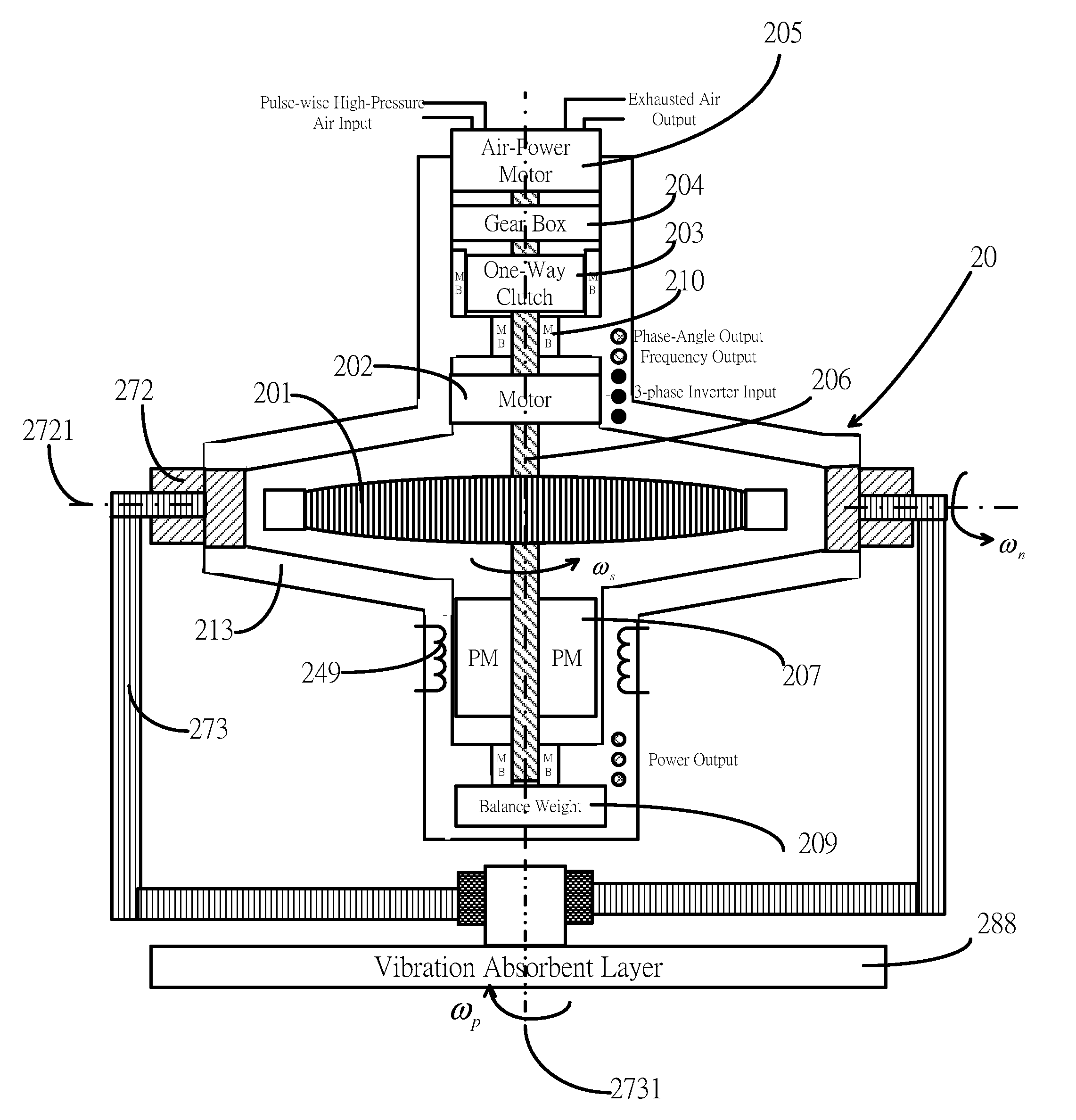 Mechanical flow battery