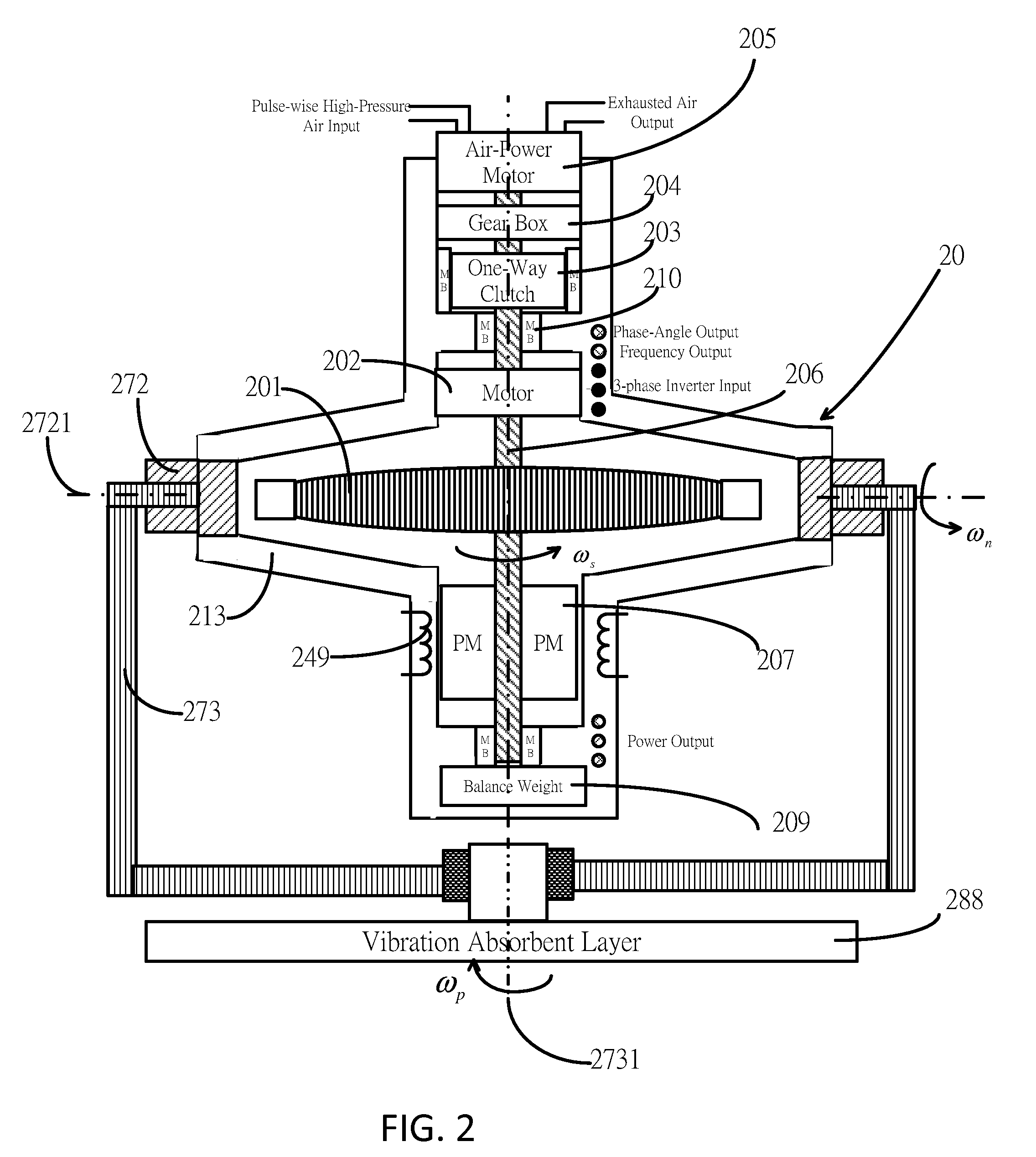 Mechanical flow battery