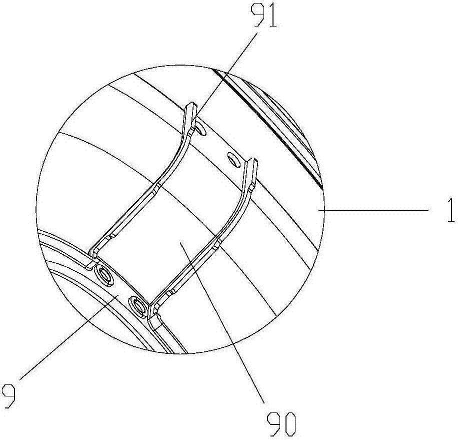 Strong-effect filtering type centrifugal fan