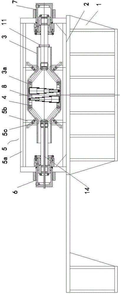 Hydraulic press special for integral compound bulging of automatic driving axle