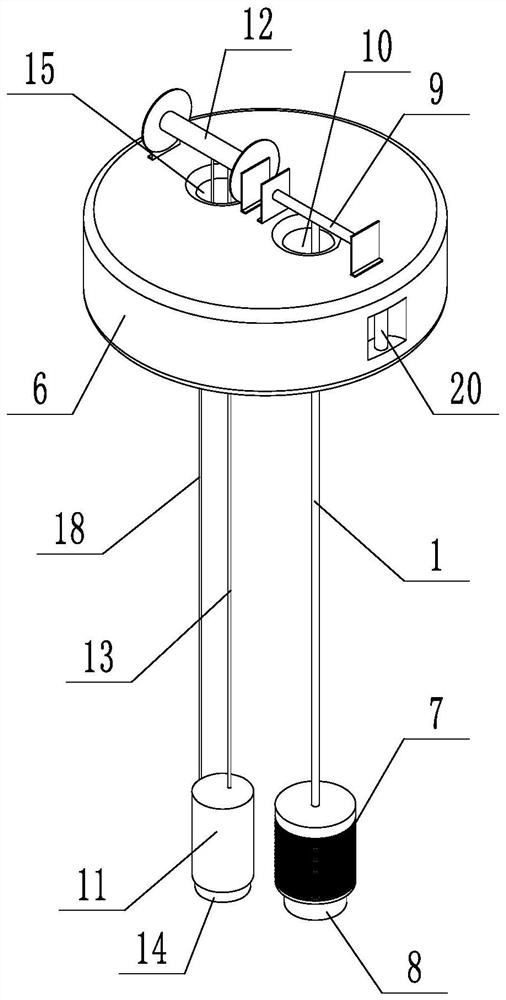 Chemical industry park water quality monitoring sampling device