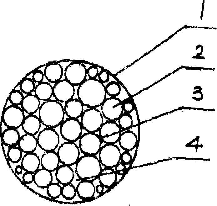 Nanostructured yttrium stable zirconium oxide agglomerate type powder and its production method