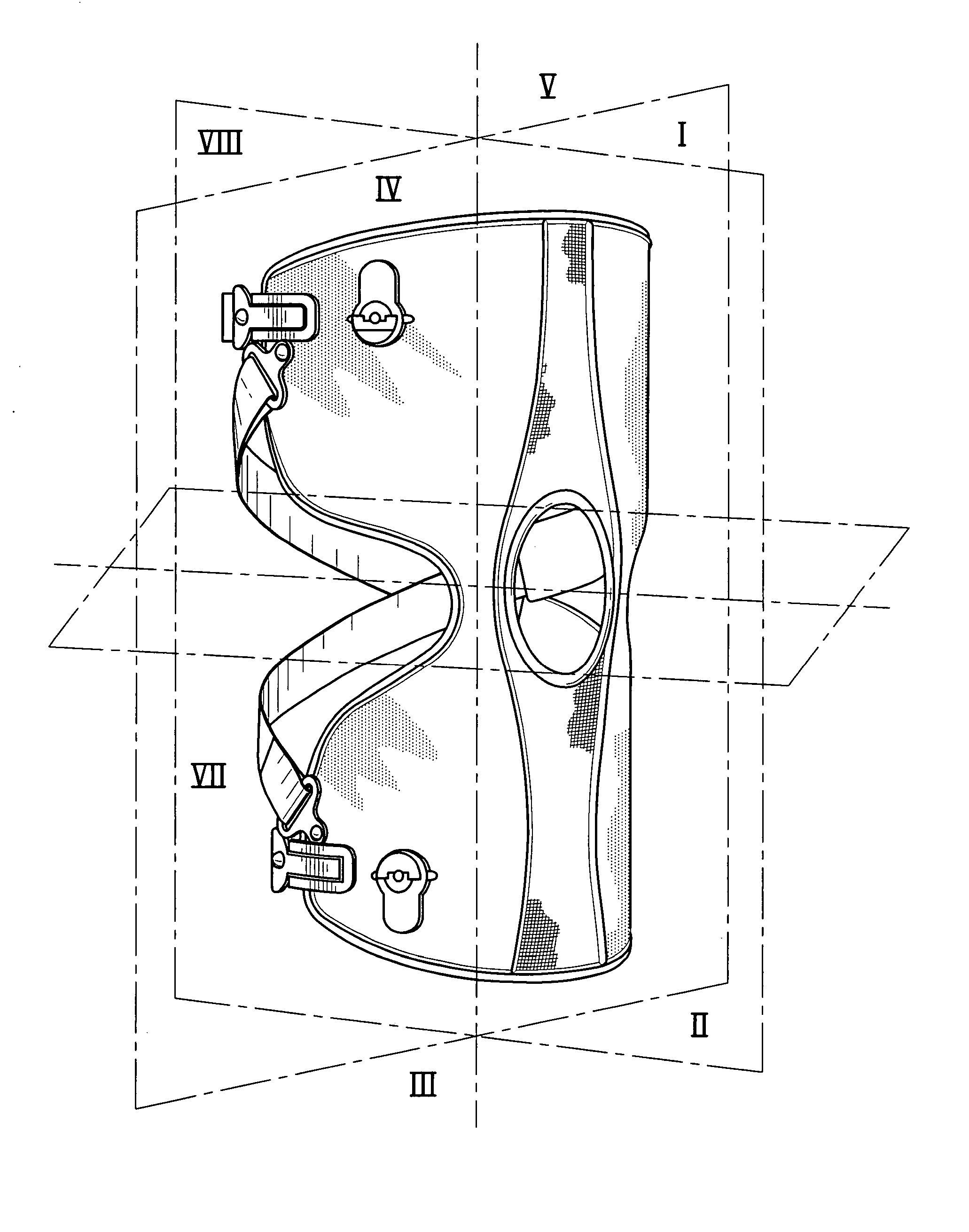 Spacer element for prosthetic and orthotic devices