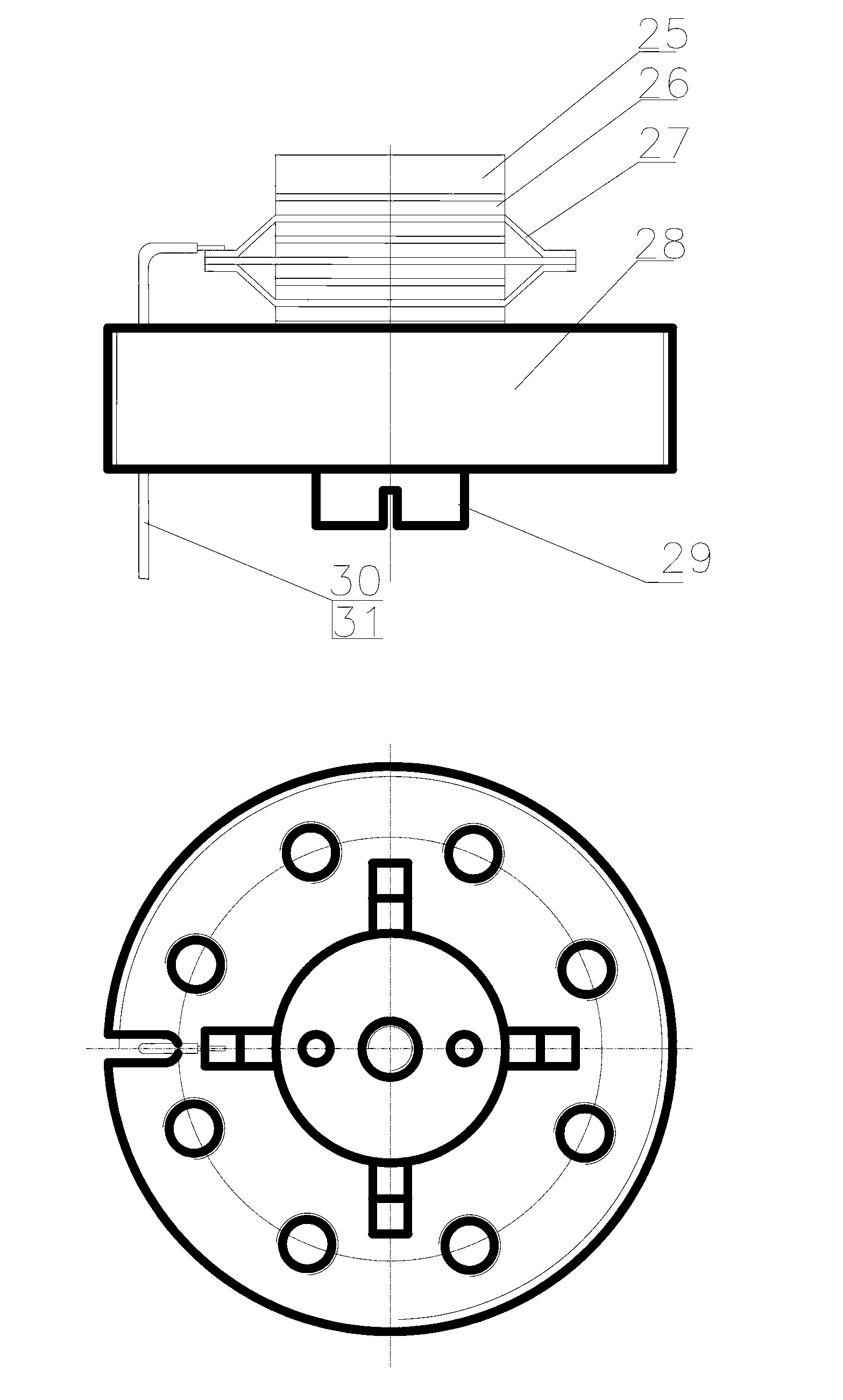 Piezoelectric type noise sensor