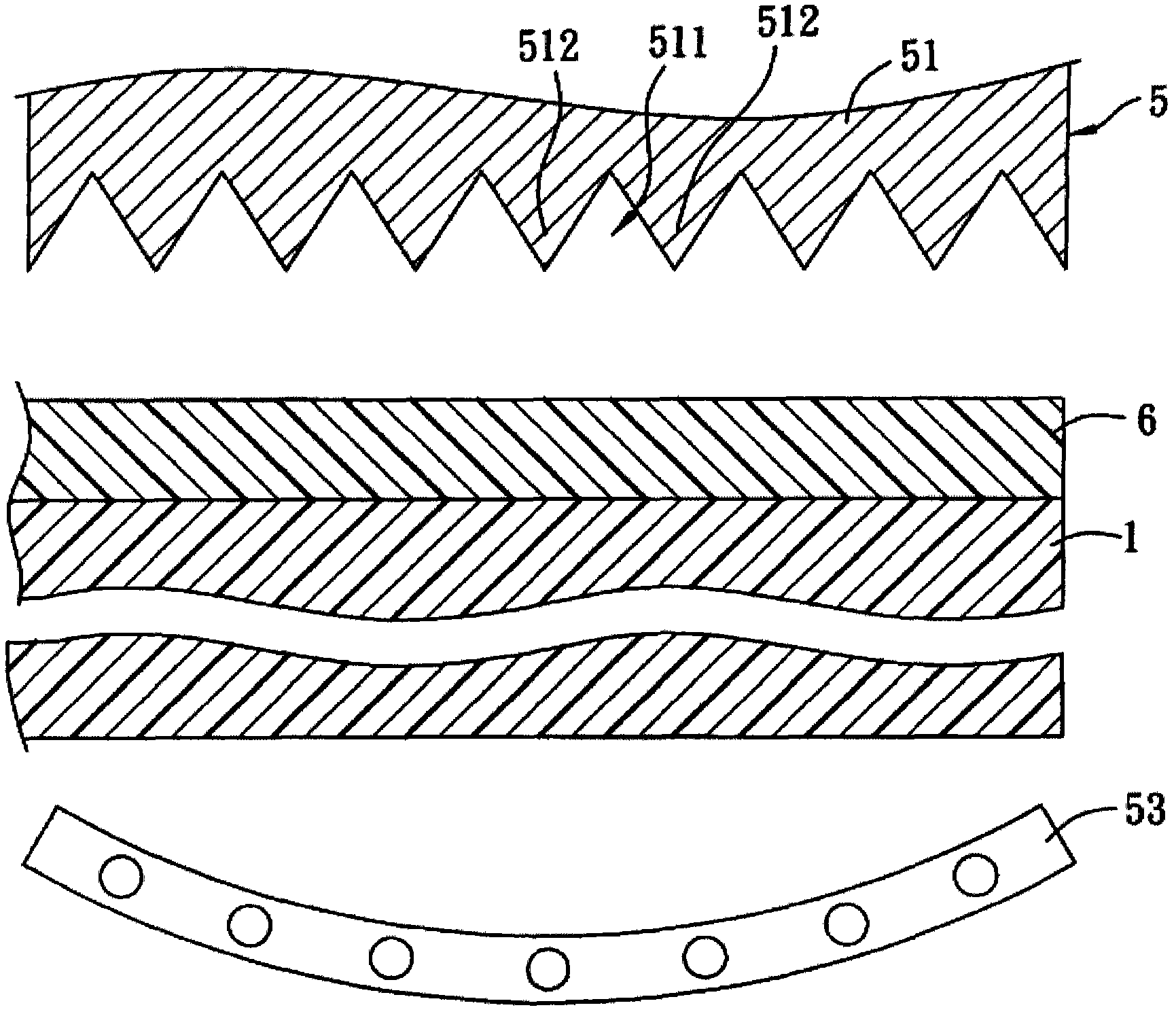 Light diffusion plate and light guide plate having micro structure