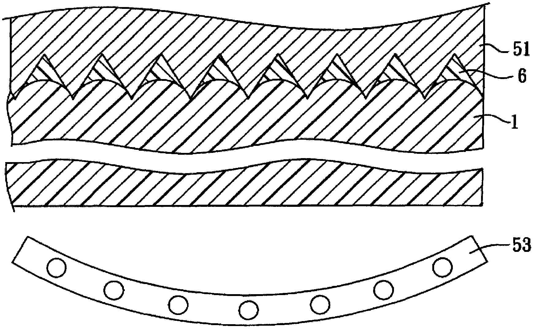 Light diffusion plate and light guide plate having micro structure