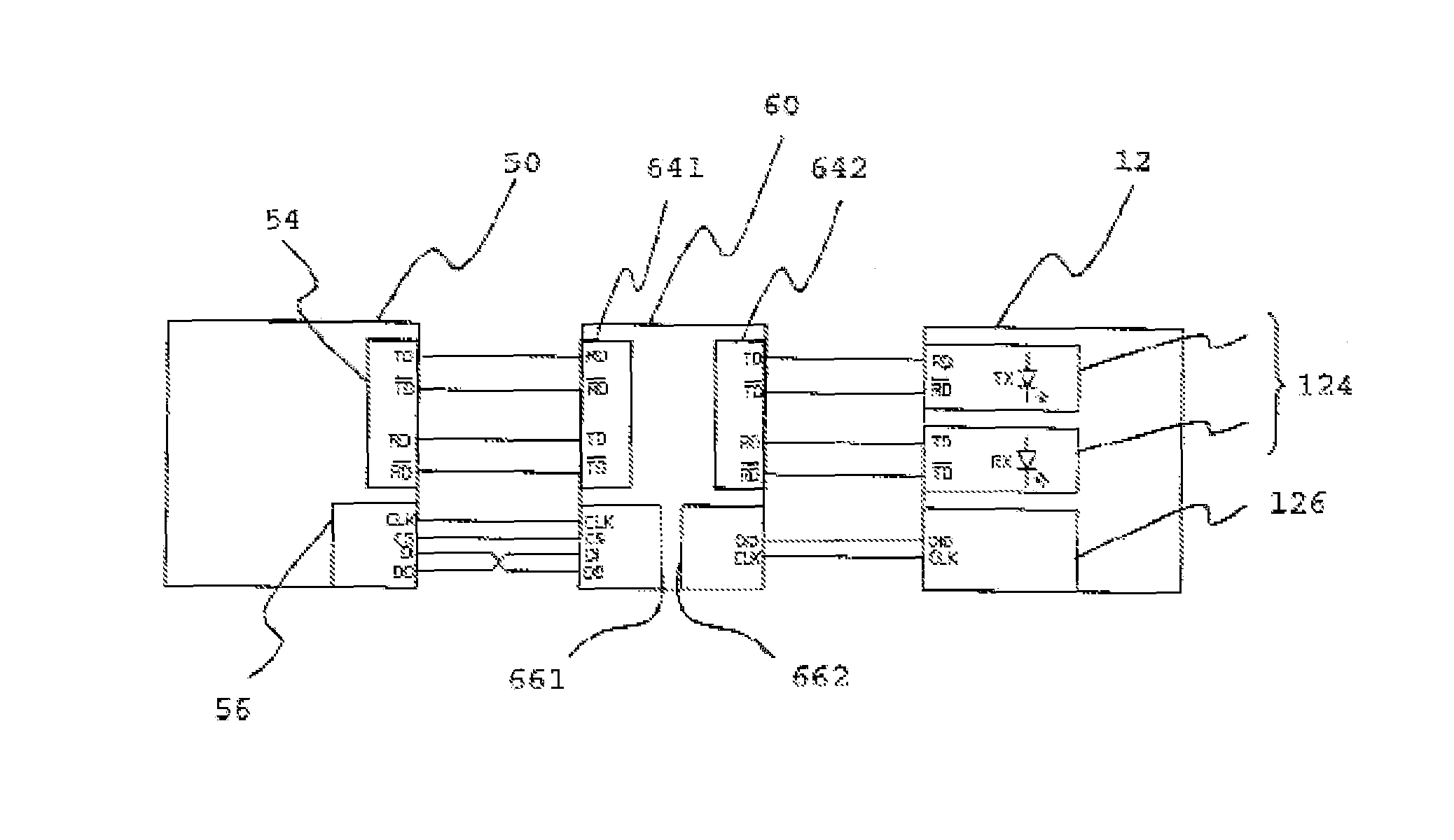 Diagnostic method and diagnostic chip for determining the bandwidth of optical fibers