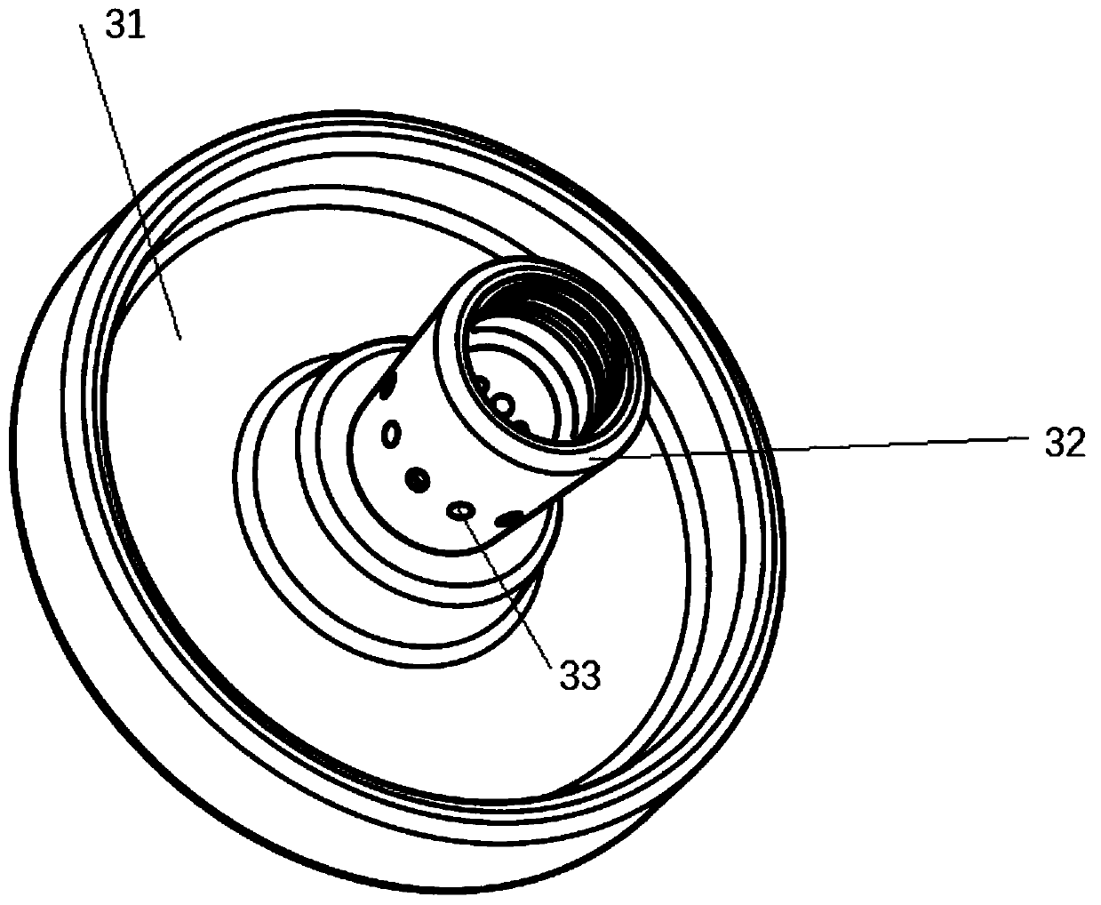 Heat accumulation type radiant tube burner