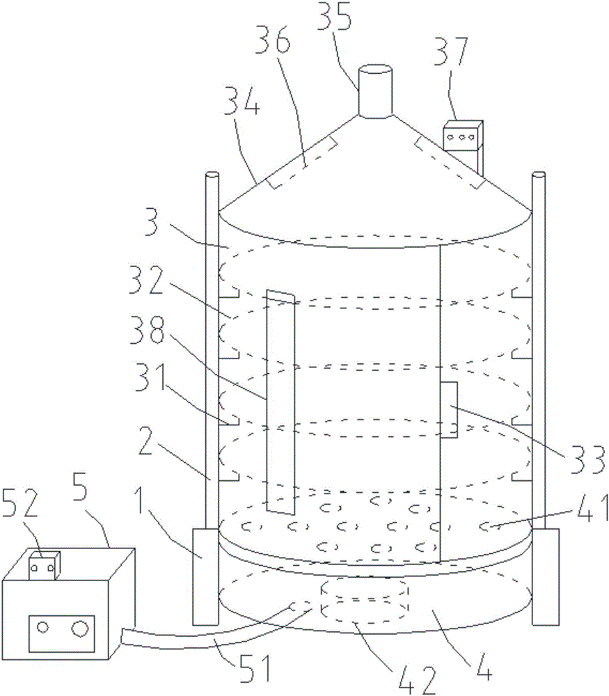 Natural wind imitation brassica juncea baking oven