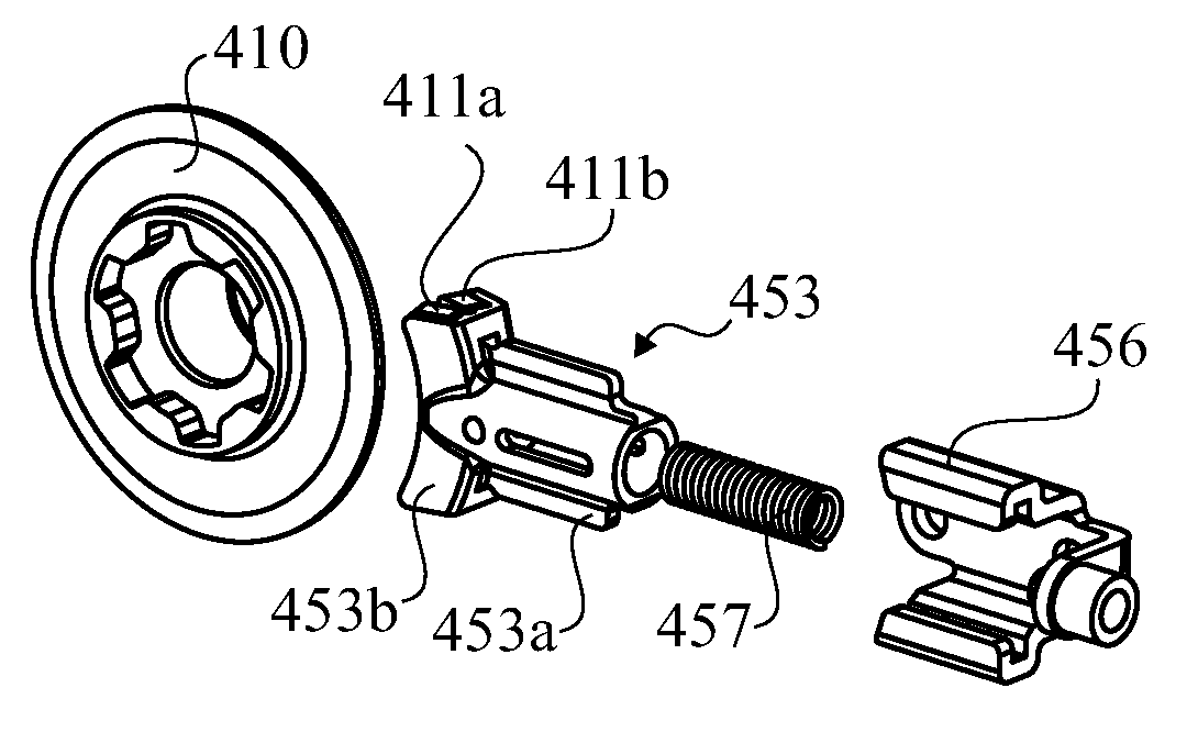 Coasting brake arrangement for a power tool