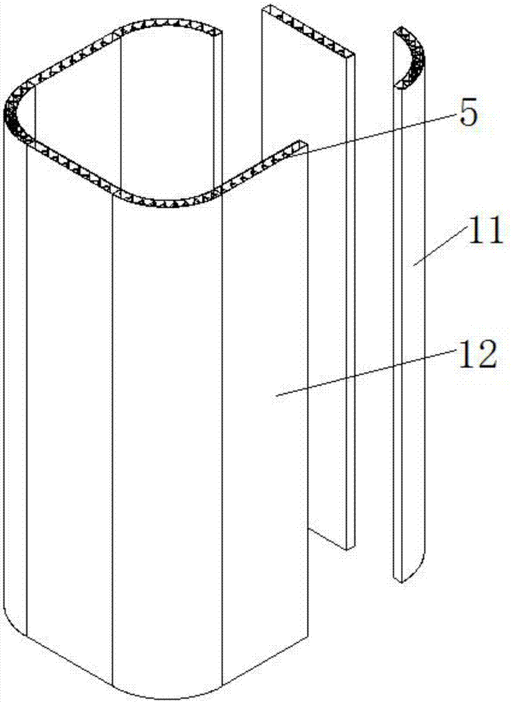 Thin-wall steel cylinder concrete tower