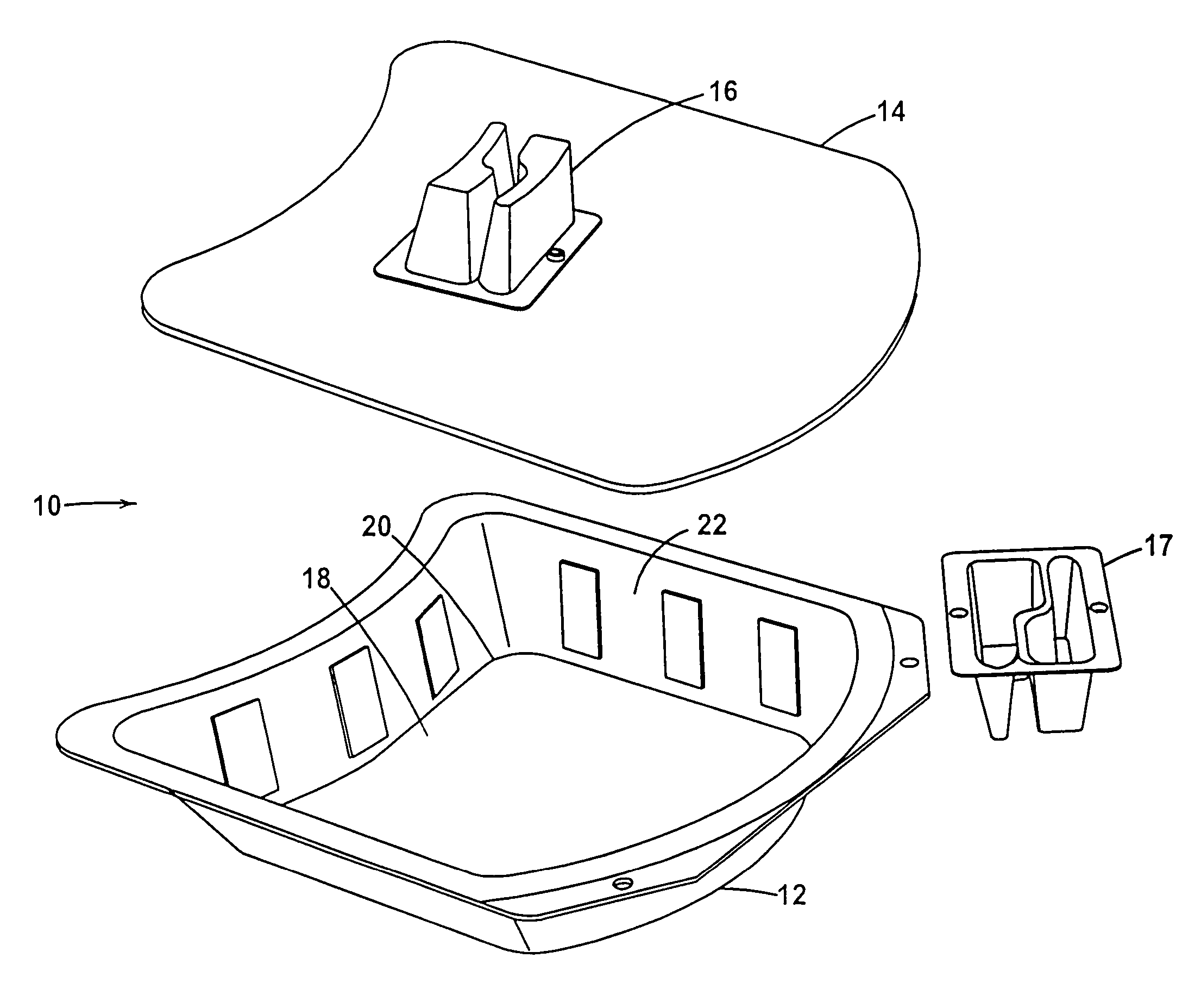 Medical irrigation basin and procedural tray