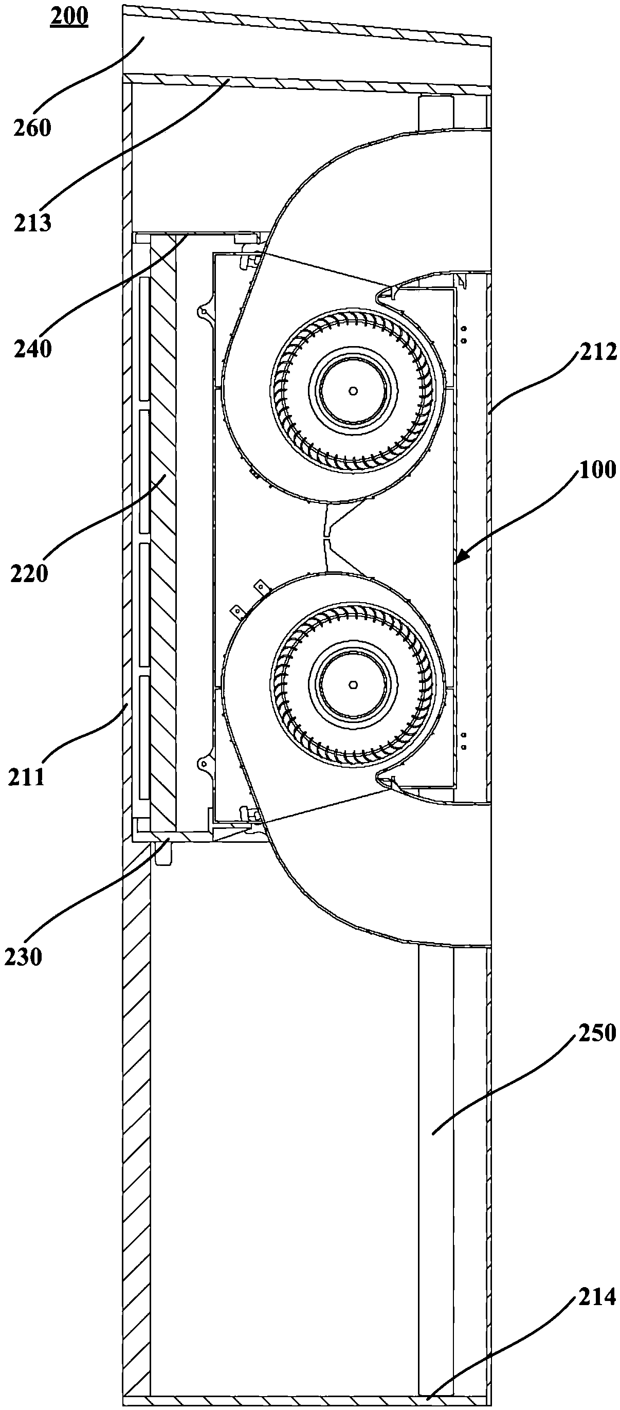 Cabinet air conditioner indoor unit