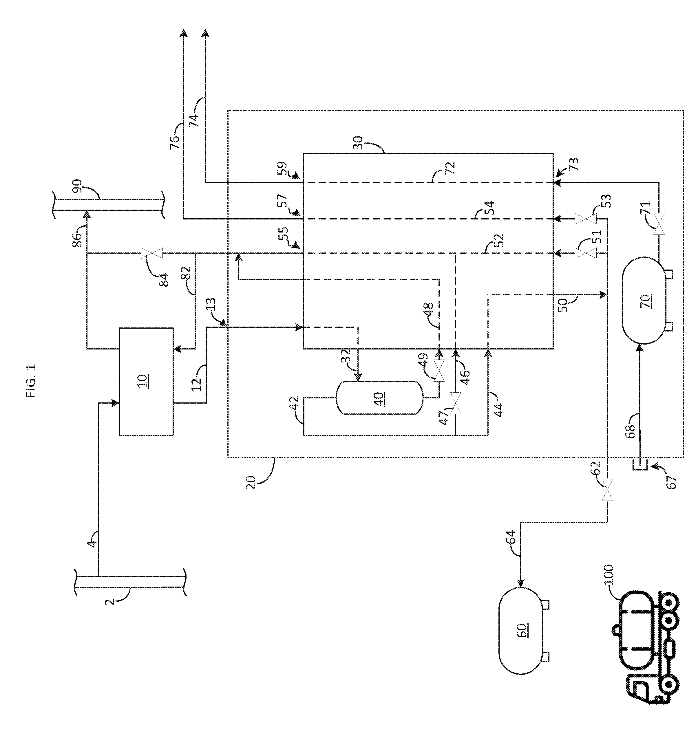 Method for the production of liquefied natural gas